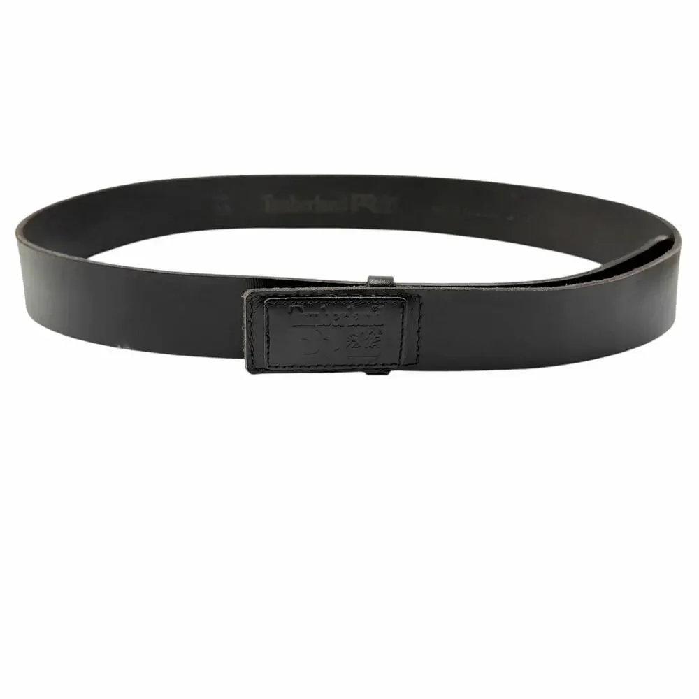 Timberland PRO No-Scratch Leather Mechanic Belt 38 Full Grain Black Workwear